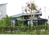 雑木・芝・菜園・生垣・で構成（群馬県前橋市S様邸）